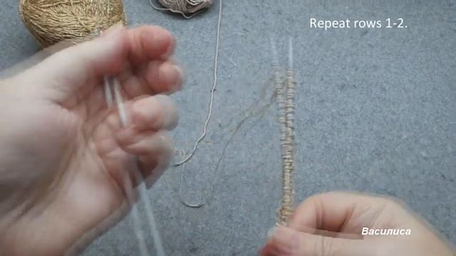 Шарф снуд из прямоугольника спицами Easy Snood Knitting Pattern Free