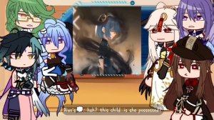 Liyue react to Zhongli // 1/1 // Genshin Impact // Gacha club