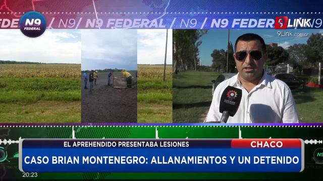 N9 FEDERAL - VAZQUEZ - CASO BRIAN MONTENEGRO: ALLANAMIENTOS Y UN DETENIDO смотреть онлайн
