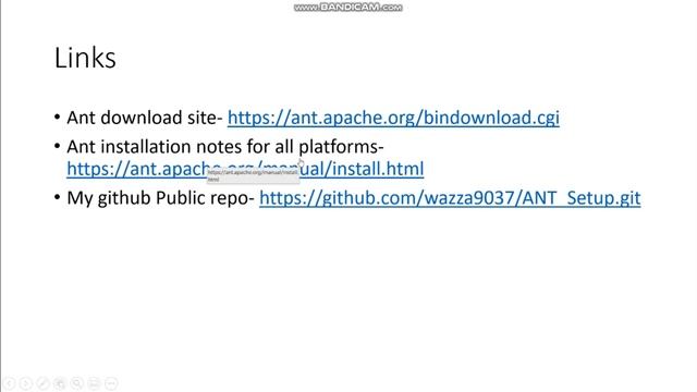 Apache ANT Setup in Local Machines смотреть онлайн
