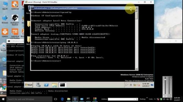 How To Ping local PC & VirtualBox Networking - Ping Test