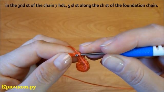Как связать петуха крючком. Часть 2 смотреть онлайн