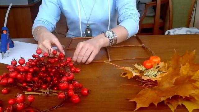 Онлайн-мастер-класс по созданию осенней поделки Окно в осень