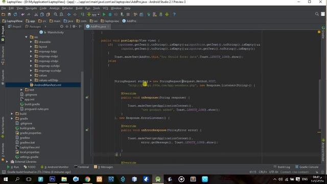#5 Post data to server using volley смотреть онлайн