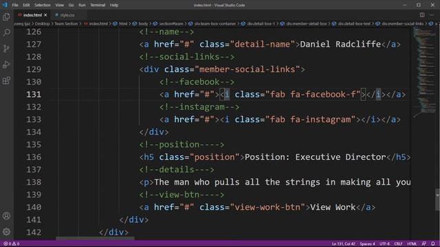 Create Our Team Section using HTML CSS and jQuery смотреть онлайн