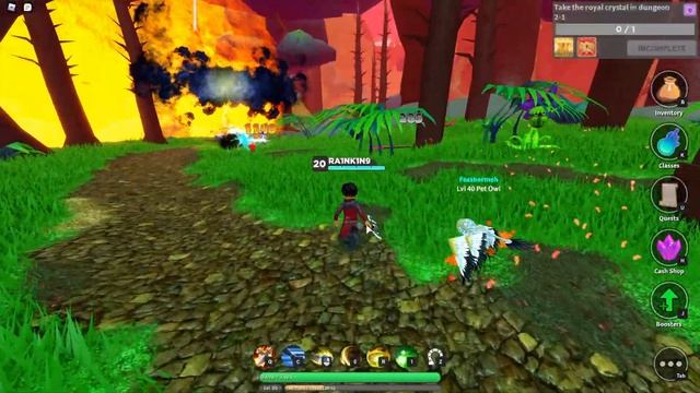RED MINI DEMONS ARE CHASING ME | Roblox World Zero смотреть онлайн