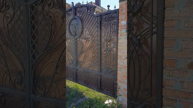 Кованые ворота Белгород (Кузня Славянский Узор) смотреть онлайн
