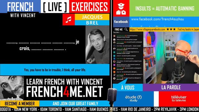 APPRENEZ LE FRANCAIS AVEC JACQUES BREL