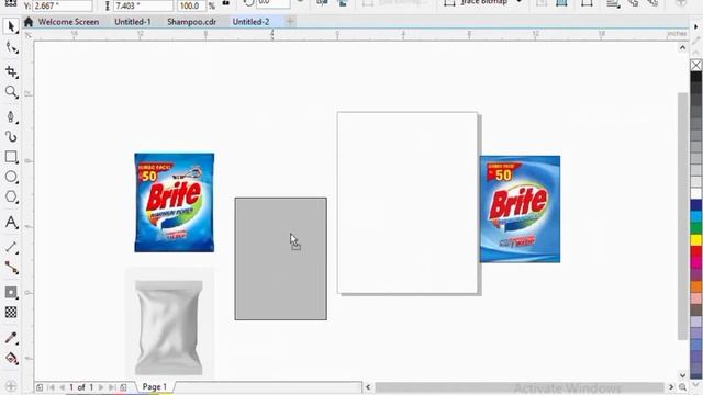 How to Make a Realistic Mockup | Corel draw tutorial смотреть онлайн