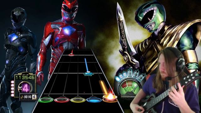 Power Rangers Theme (Metal Version) 100% FC -- Guitar Hero Custom Song смотреть онлайн