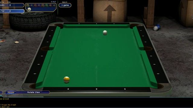 Virtual Pool 4 online - 8-ball world rules / 9-ball смотреть онлайн