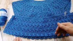 №102 ВязоVLOG Довязала синюю кофточку_ Пряжа преподнесла сюрприз _  #молодой_блогер