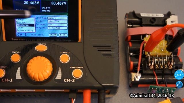 Тест аккумулятора DeWALT DCB183 18V 2Ah. Часть 8 смотреть онлайн