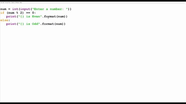 Odd or Even - Python Program смотреть онлайн
