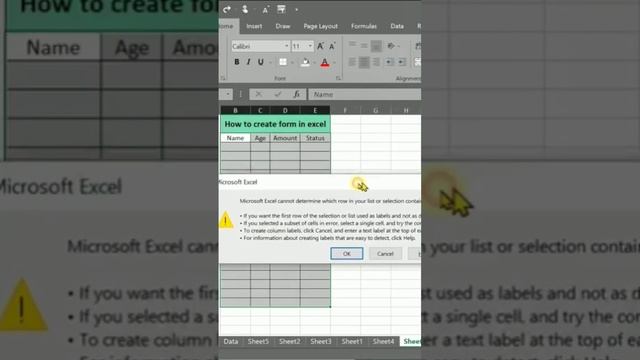 How to create form in excel ? #excel #excelpro #exceltips #tipsandtricks #forms #spreadsheets смотреть онлайн