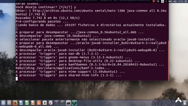 INSTALANDO O JAVA NO UBUNTU смотреть онлайн