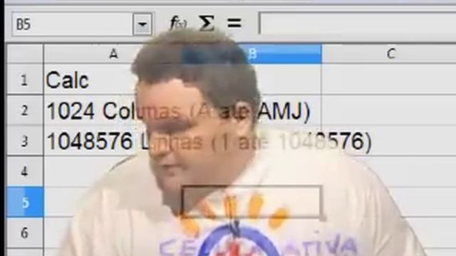 Microsoft Excel X BrOffice Calc - Aula 01/28 - Professor João Antônio