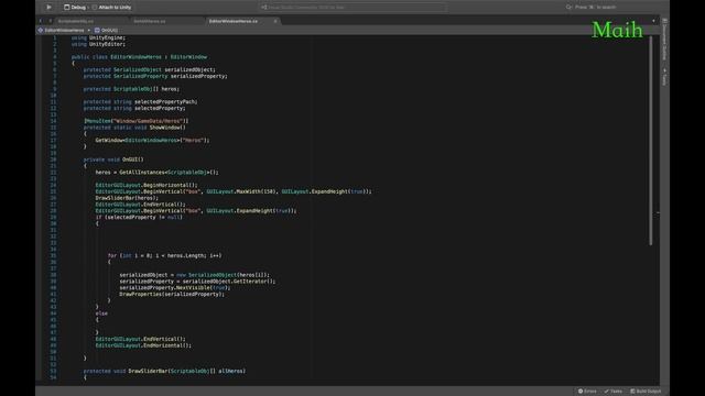 Editor Window For Scriptable Objects Unity Tutorial Game Developers смотреть онлайн