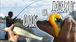 Рыбалка на джиг на ОКЕ.Разлавливаю силиконовые приманки.
