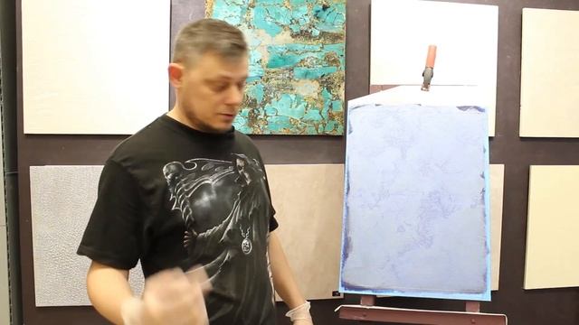 Декоративные краски Pratta Shabby. Как нанести мокрый шёлк кистью.Decorative silk. смотреть онлайн