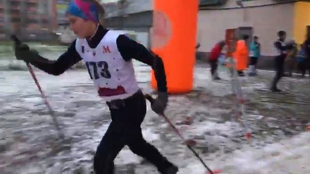 Новогодняя вечерняя лыжная гонка в Измайловской парке 2019 4 смотреть онлайн