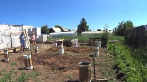 Столбчатый фундамент своими руками