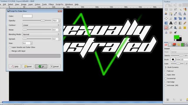 Making of a GB Logo using GIMP смотреть онлайн