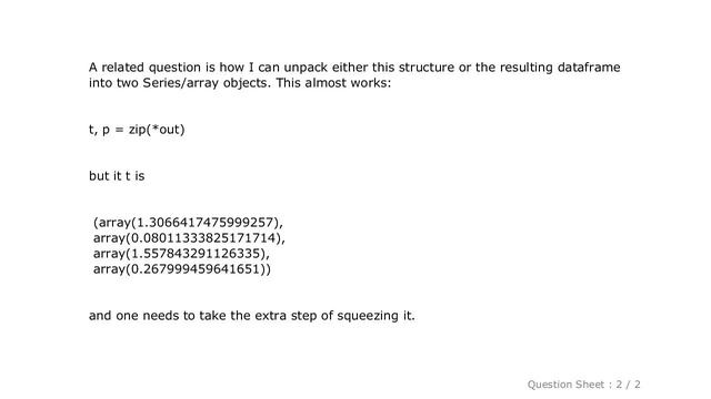 Pandas : How to unpack a Series of tuples in Pandas? смотреть онлайн