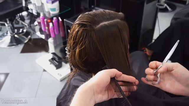 SUPER HAIRCUT - SHORT BOB WITH HIDDEN UNDERCUT смотреть онлайн