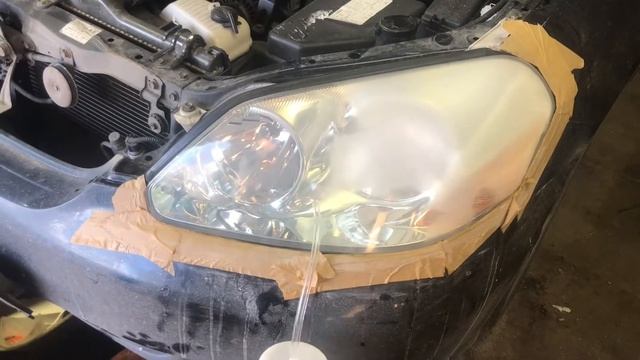 Химическое восстановление фар