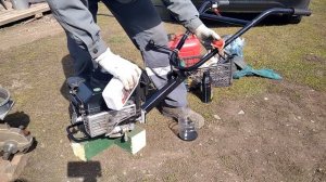 Замена масла в мотокультиваторе тарпан