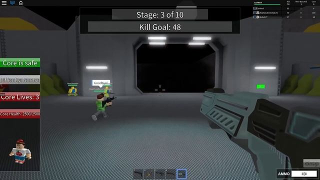 Roblox Adventures - DEFEND THE NOOBS FROM KILLER ZOMBIES! (Roblox Noob Defense) смотреть онлайн