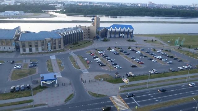 Брест. Вид на гребной канал. смотреть онлайн