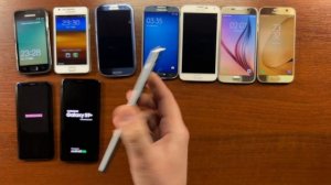13 Phones Samsung Galaxy S1–S22 Boot Animations