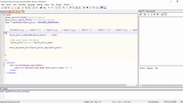 image upload in php смотреть онлайн