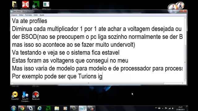 Como fazer undervolt em processador AMD Athlon/Turion + controle manual de clock смотреть онлайн