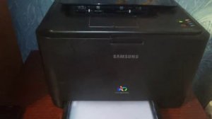 Как запустить печать конфигурации на Samsung clp 310-315