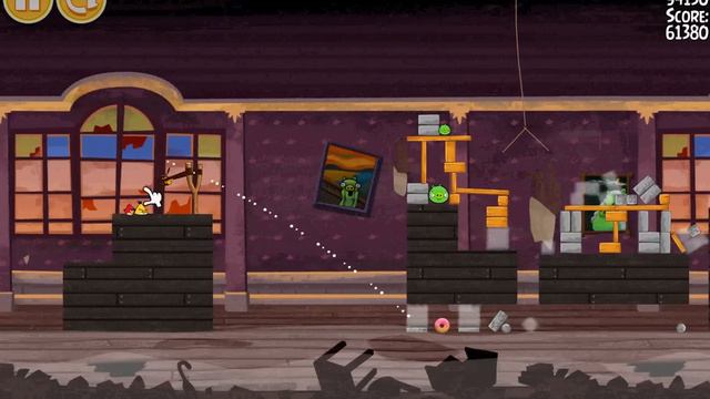 Angry Birds Seasons Haunted Hogs - Level 1-9 / 3 stars смотреть онлайн
