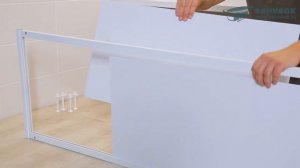 Как собрать и установить экран под ванну КЛАСС от ВАННБОК