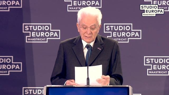 Speech President Of The Italian Republic Sergio Mattarella In Maastricht