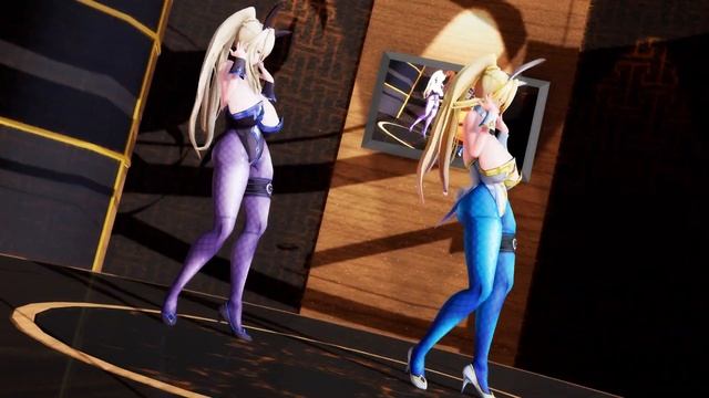 [MMD]白黒バニ上 Ruler Arturia Bunny with Alter(Lancer) Chocolate Cream[FGO] смотреть онлайн