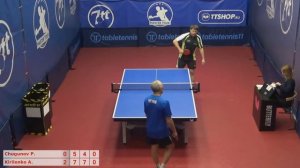 Настольный теннис матч 281020 4  11:30  Чугунов Петр  Кириленко Андрей