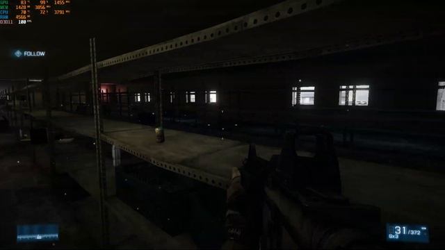 Battlefield 3 FPS Test - Ultra Settings - i5 4670K + GTX 950 - 1080p60 смотреть онлайн