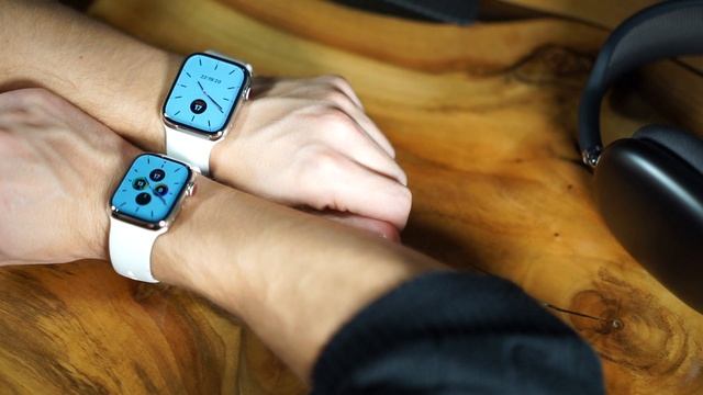 Apple Watch Series 7 Stainless Steel ( 41mm vs 45mm vs 44mm) - Size Comparison on Wrist смотреть онлайн