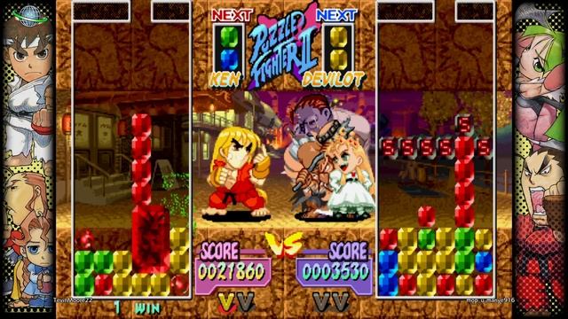 CAPCOM FIGHTING COLLECTION Super Puzzle Fighter II X Online Ranked matches смотреть онлайн
