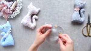 Мастер-класс: как как своими руками сшить кошечку и котика. Простые игрушки.