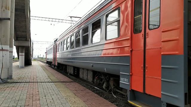 ЭР2Т-7236 отправляется со станции Лебяжья-Сибирская смотреть онлайн
