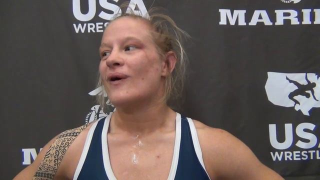Julia Salata, 2018 women's freestyle U.S. Open champion at 65 kg смотреть онлайн