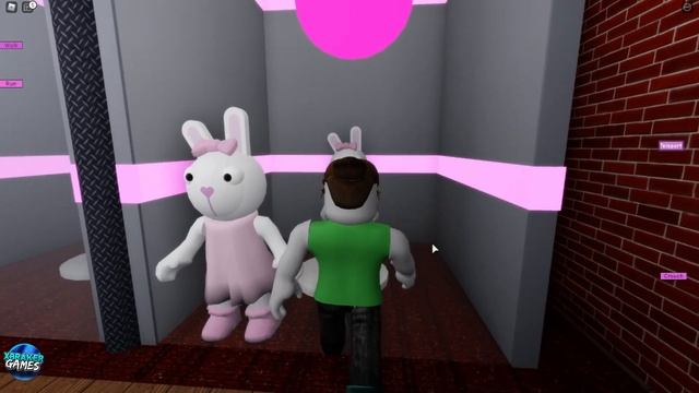 How to get “BUNNY’s GIFT” BADGE + PINK BUNNY MORPH | NEW UPDATE | in PIGGY RP : INFECTION! ROBLOX смотреть онлайн