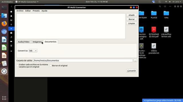 Instalación de FF Multi Converter en Ubuntu 18.04 смотреть онлайн